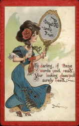 Forget-Me-Not Women Postcard Postcard