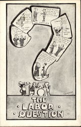 The Labor Question Postcard