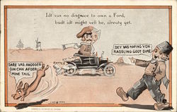 No Disgrace to Own a Ford Postcard