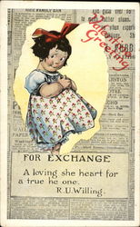 Valentine Greeting Postcard