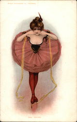 Encore - Dancer Taking A Bow Dancing Postcard Postcard