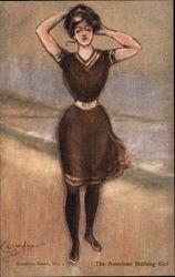 The American Bathing Girl Postcard