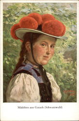 Madchen aus Gutach (Schwarzwald) Postcard