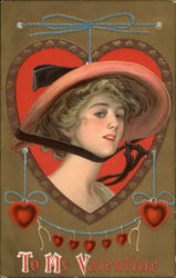 To My Valentine Women Postcard Postcard