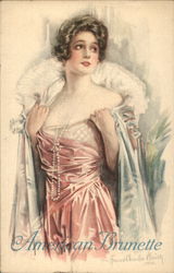 American Brunette Trade Card