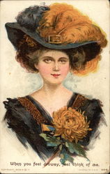 When You Feel Drowsy, Just Think of Me Postcard