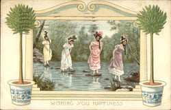 Wishing You Happiness Postcard