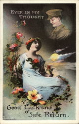 Ever in My Thought, Good Luck and a Safe Return Postcard