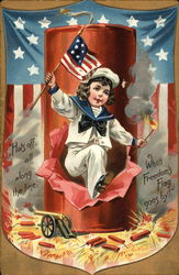 Hats Off All Along the Line, When Freedom's Flag Goes By! Hats Off All Along the Line, When Freedom's Flag Goes By!
