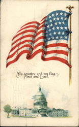 My Country and My Flag. First and Last Postcard