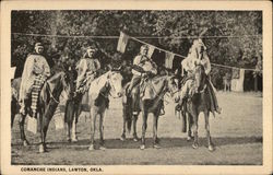 Comanche Indians, Lawton, OK Postcard