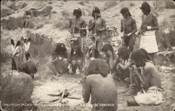 Hopi (Moki) Indian Flute Ceremony at Okaibi Springs Postcard