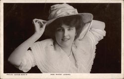 Miss Madge Lessing Actresses Postcard Postcard