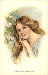 The Dawn of Woman Hood Postcard