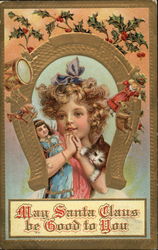 May Santa Claus be Good to You Postcard