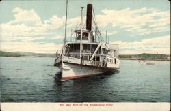 Str. Sea Bird on the Shrewsbury River Postcard