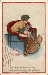 To My Valentine Children Postcard Postcard