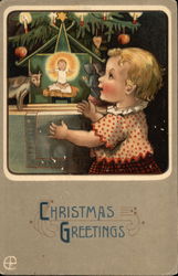 Christmas Greetings Postcard