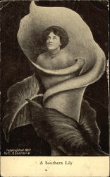 A Southern Lily Fantasy Postcard Postcard