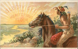 Sleepy Eye - The Meritorious Flour Postcard