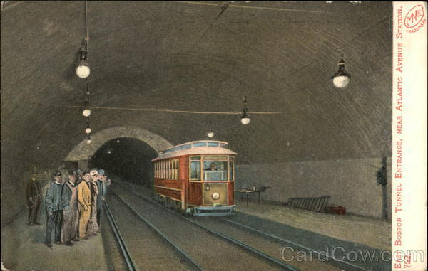 East Boston Tunnel Entrance, Near Atlantic Avenue Station Massachusetts