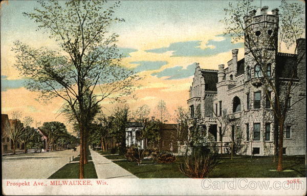 Looking Up Prospekt Ave Milwaukee Wisconsin