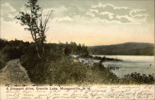 A Pleasant Drive, Granite Lake Munsonville New Hampshire