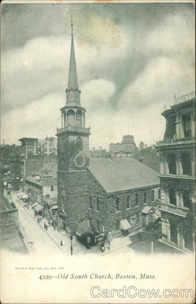 Old South Church Boston Massachusetts
