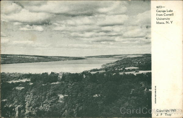 Cayuga Lake from Cornell University Ithaca New York