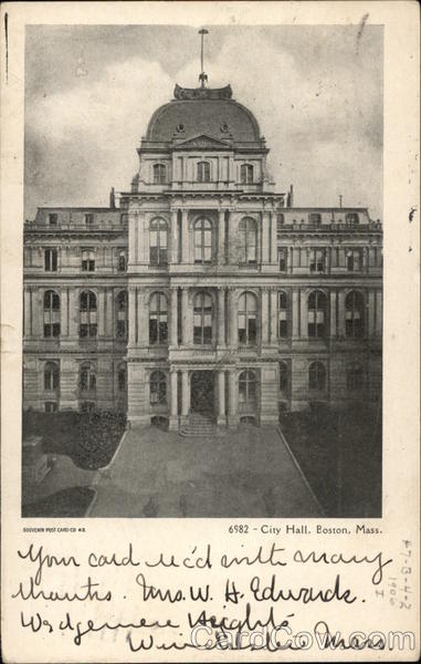 View of City Hall Boston Massachusetts