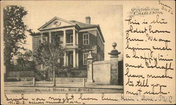 Pringle House, King Street Charleston South Carolina
