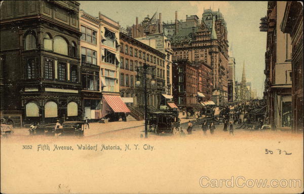 Fifth Avenue, Waldorf Astoria New York