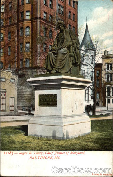 Roger B. Taney, Chief Justice of Maryland Baltimore