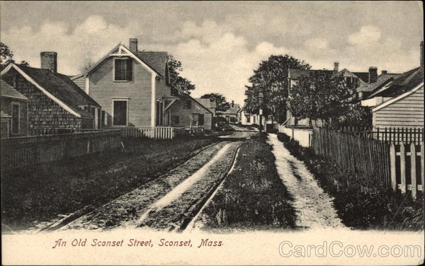 An Old Sconset Street Siasconset Massachusetts