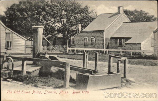 The Old Town Pump, Built 1776 Siasconset Massachusetts
