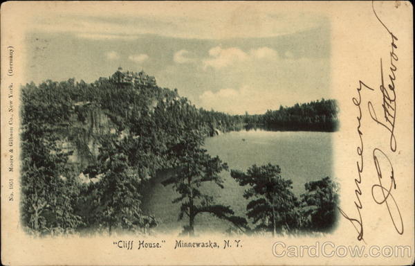 View of Cliff House, Minnewaska Kerhonkson New York