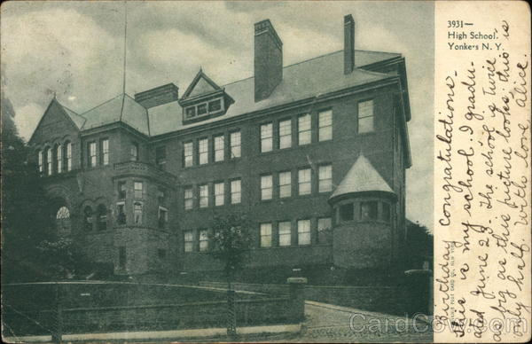 High School, Yonkers New York