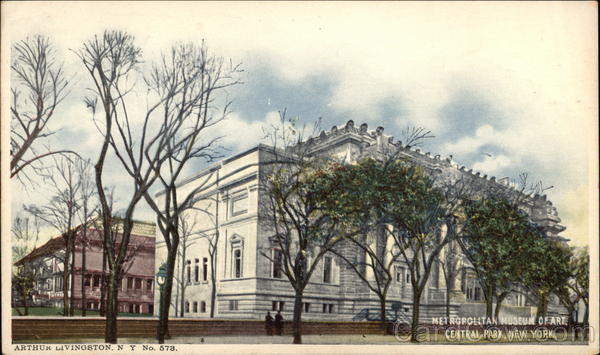 Metropolitan Museum of Art, Central Park New York ARthur Livingston