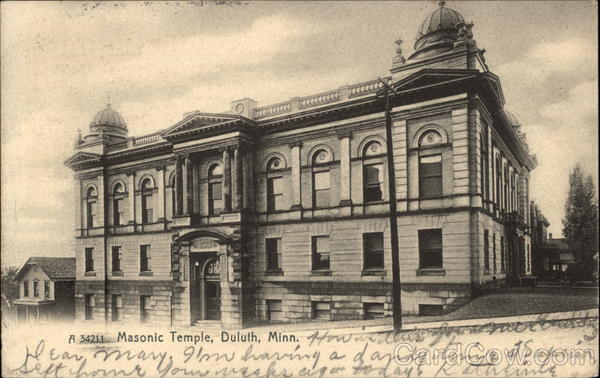Masonic Temple Duluth Minnesota