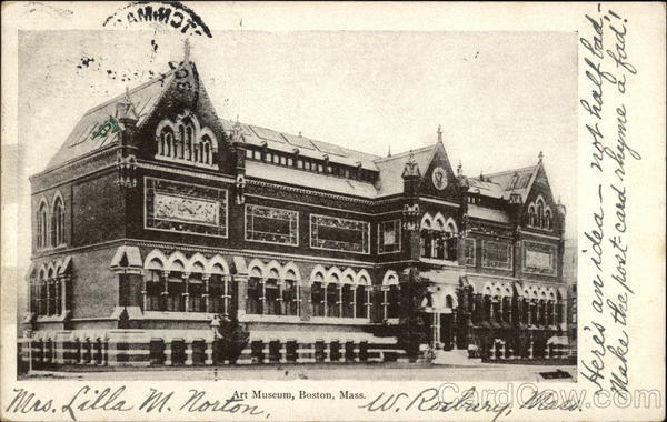 View of Art Museum Boston Massachusetts