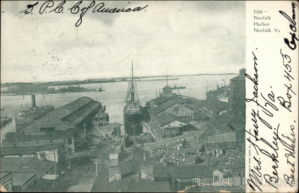 View of Harbor Norfolk Virginia