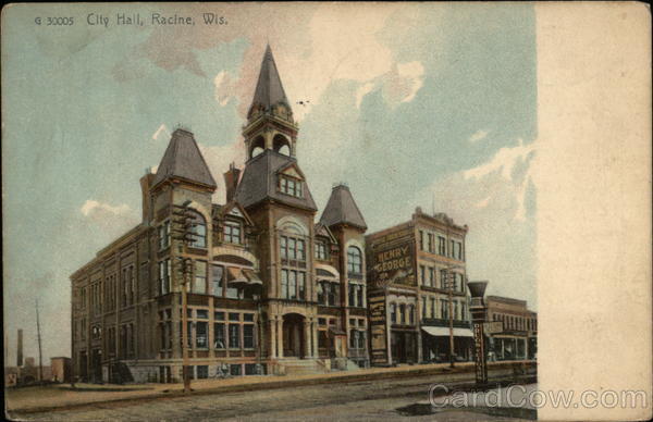 View of City Hall Racine Wisconsin