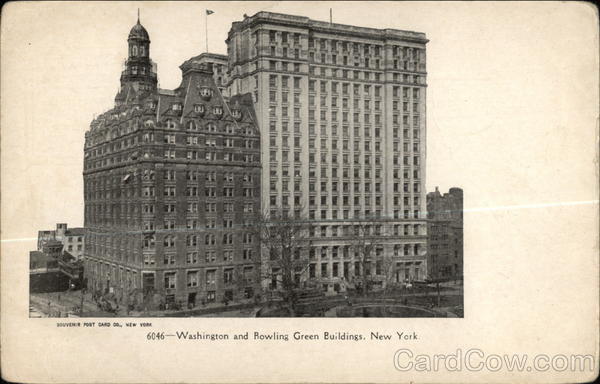 Washington and Bowling Green Buildings New York