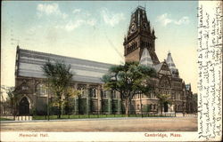 Memorial Hall Postcard