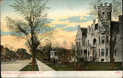 Looking Up Prospekt Ave Postcard