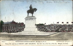 Washington Monument, Brooklyn Postcard