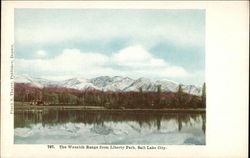 The Wasatch Range from Liberty Park The Wasatch Range from Liberty Park