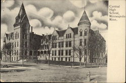 Central High School Postcard