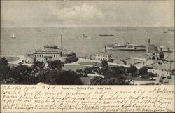 Aquarium, Battery Park Postcard