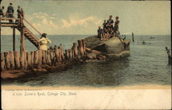 View of Lover's Rock Postcard